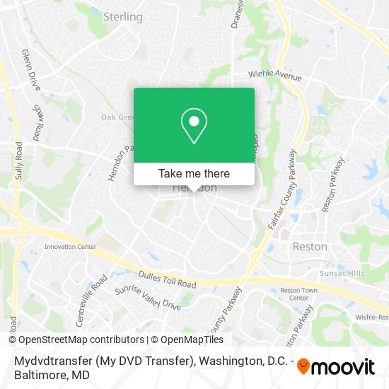 Mydvdtransfer (My DVD Transfer) map