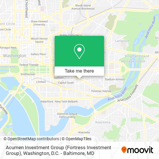 Mapa de Acumen Investment Group (Fortress Investment Group)