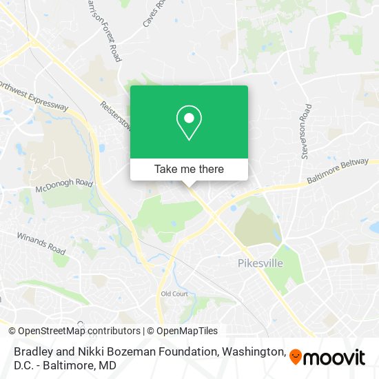 Bradley and Nikki Bozeman Foundation map