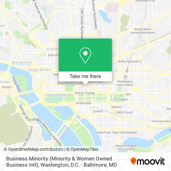Business Minority (Minority & Women Owned Business Intl) map