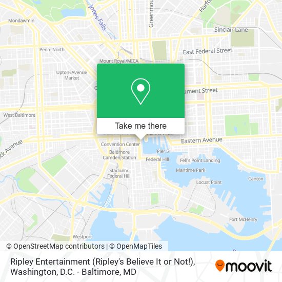 Ripley Entertainment (Ripley's Believe It or Not!) map