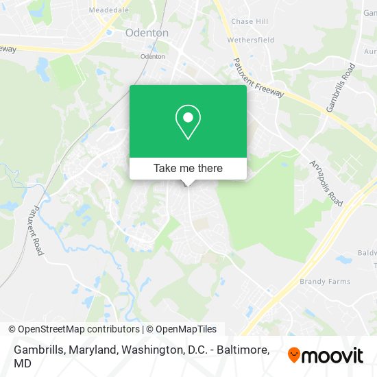Mapa de Gambrills, Maryland
