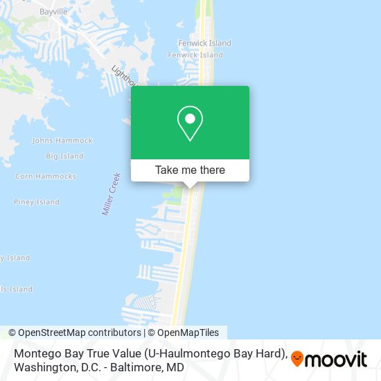 Montego Bay True Value (U-Haulmontego Bay Hard) map
