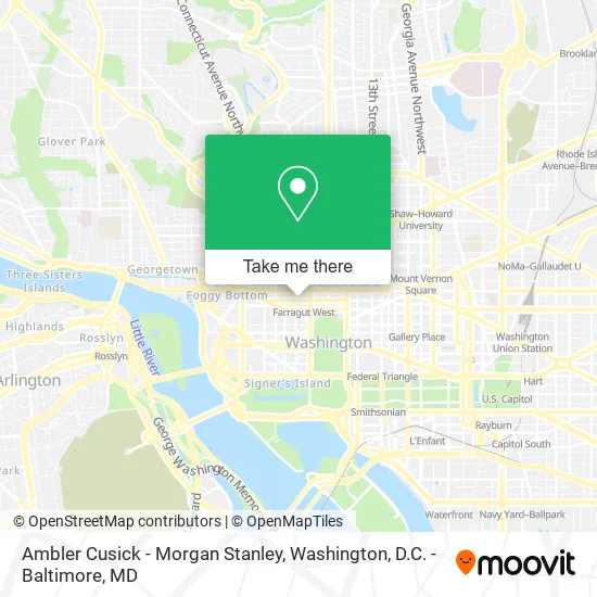 Mapa de Ambler Cusick - Morgan Stanley