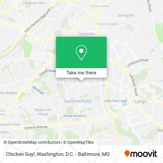 Mapa de Chicken Guy!