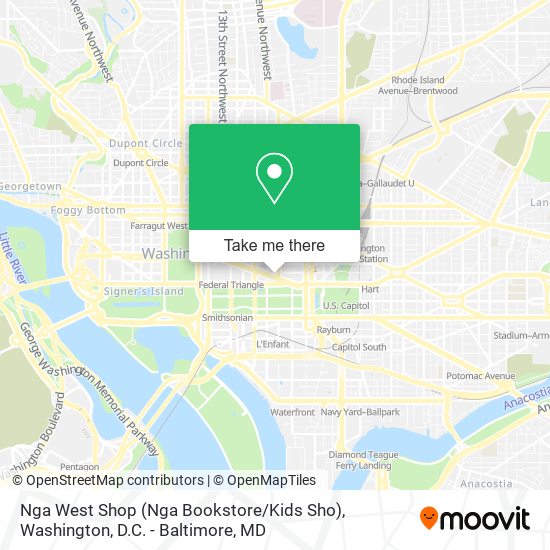 Mapa de Nga West Shop (Nga Bookstore / Kids Sho)