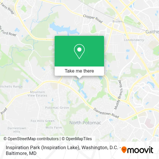 Inspiration Park (Inspiration Lake) map