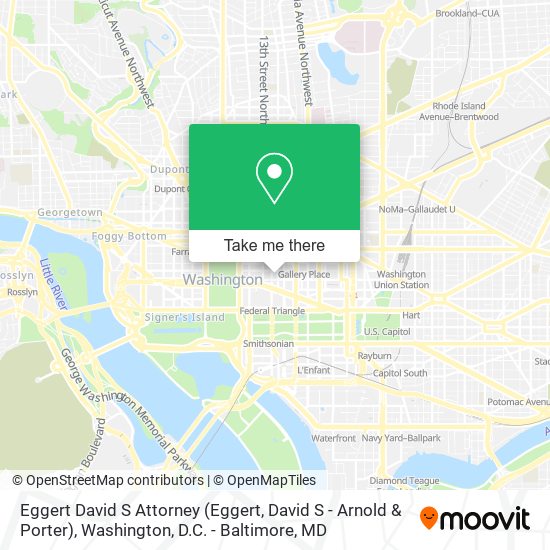 Eggert David S Attorney (Eggert, David S - Arnold & Porter) map