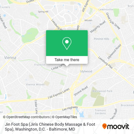 Mapa de Jin Foot Spa (Jin's Chinese Body Massage & Foot Spa)