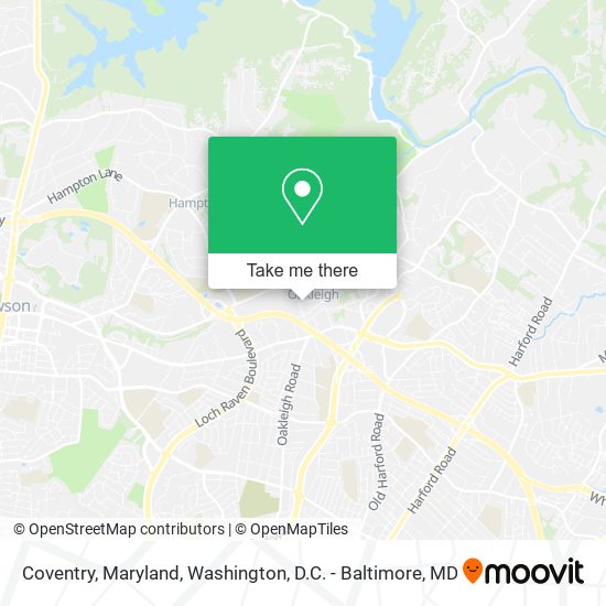 Coventry, Maryland map