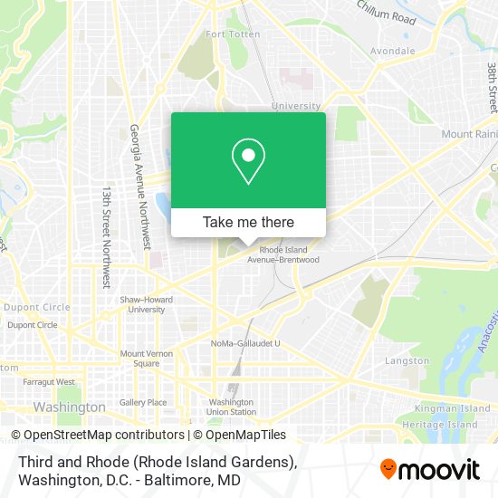 Third and Rhode (Rhode Island Gardens) map