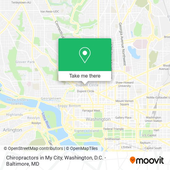 Chiropractors in My City map