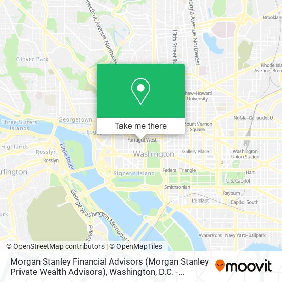 Morgan Stanley Financial Advisors (Morgan Stanley Private Wealth Advisors) map