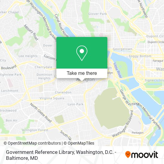 Government Reference Library map