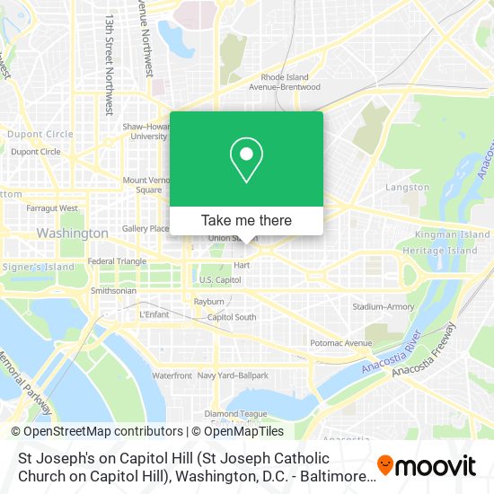 St Joseph's on Capitol Hill (St Joseph Catholic Church on Capitol Hill) map