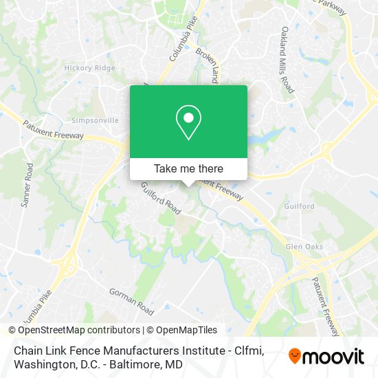 Chain Link Fence Manufacturers Institute - Clfmi map