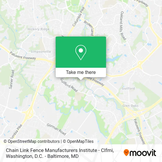 Chain Link Fence Manufacturers Institute - Clfmi map