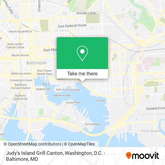 Mapa de Judy's Island Grill Canton