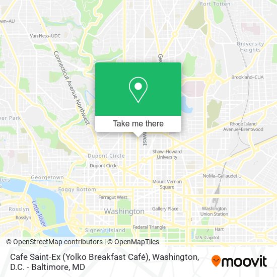 Cafe Saint-Ex (Yolko Breakfast Café) map