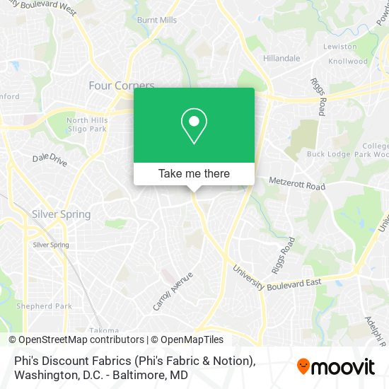 Phi's Discount Fabrics (Phi's Fabric & Notion) map