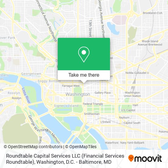 Mapa de Roundtable Capital Services LLC (Financial Services Roundtable)