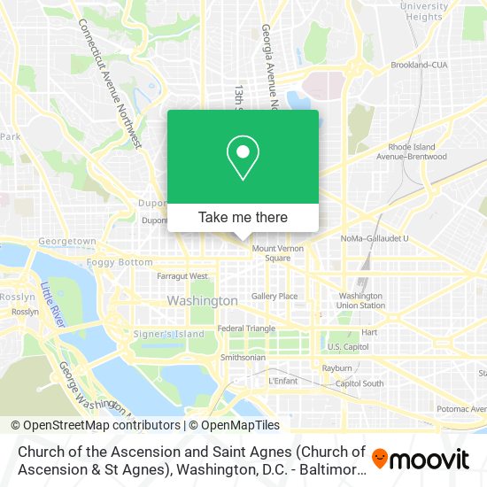 Mapa de Church of the Ascension and Saint Agnes (Church of Ascension & St Agnes)