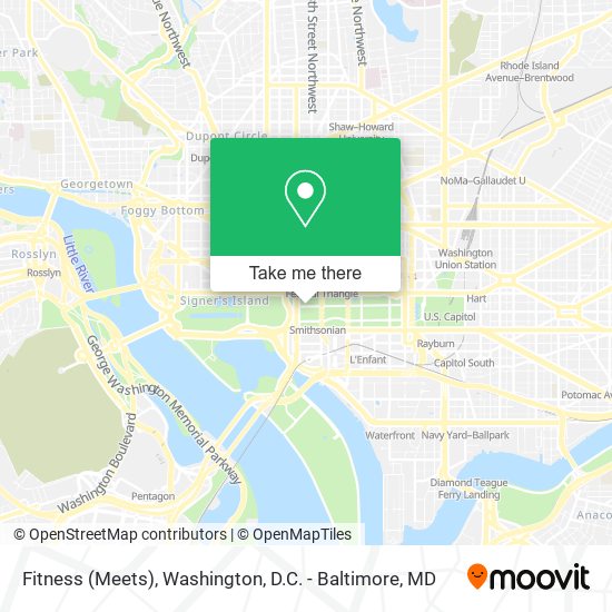 Fitness (Meets) map