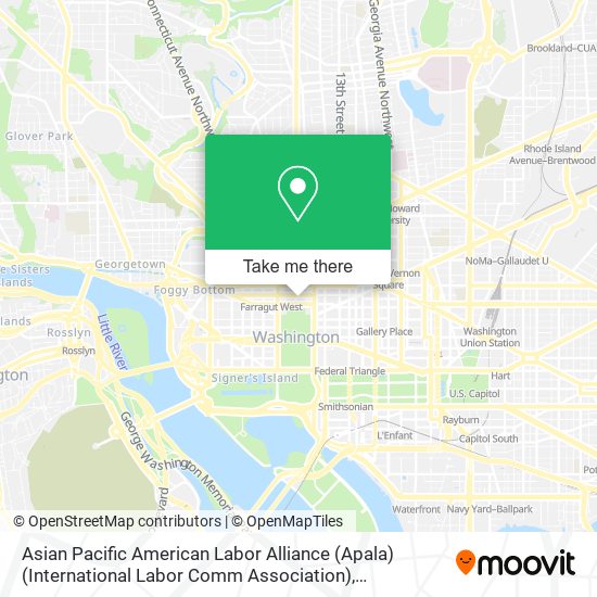 Asian Pacific American Labor Alliance (Apala) (International Labor Comm Association) map