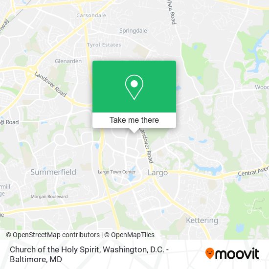 Church of the Holy Spirit map