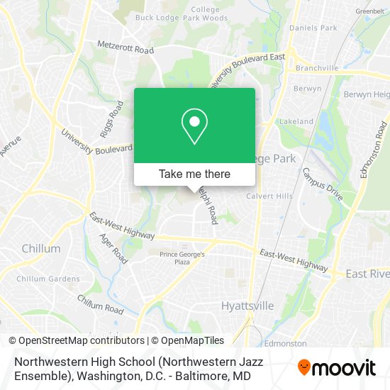 Northwestern High School (Northwestern Jazz Ensemble) map