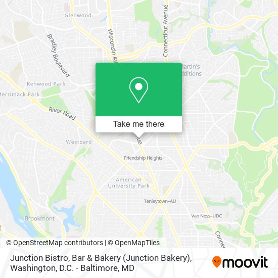 Mapa de Junction Bistro, Bar & Bakery (Junction Bakery)