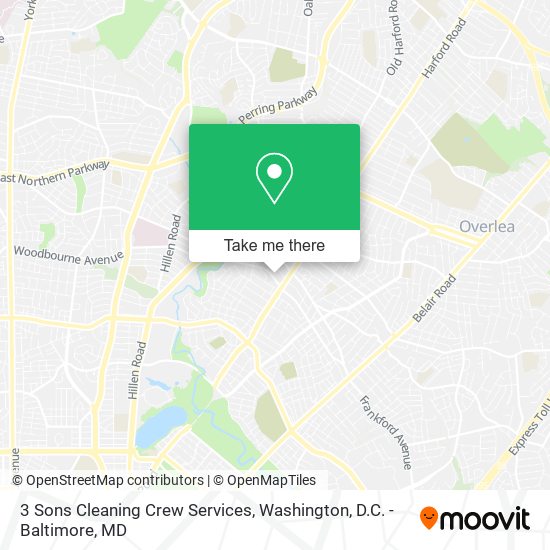 Mapa de 3 Sons Cleaning Crew Services