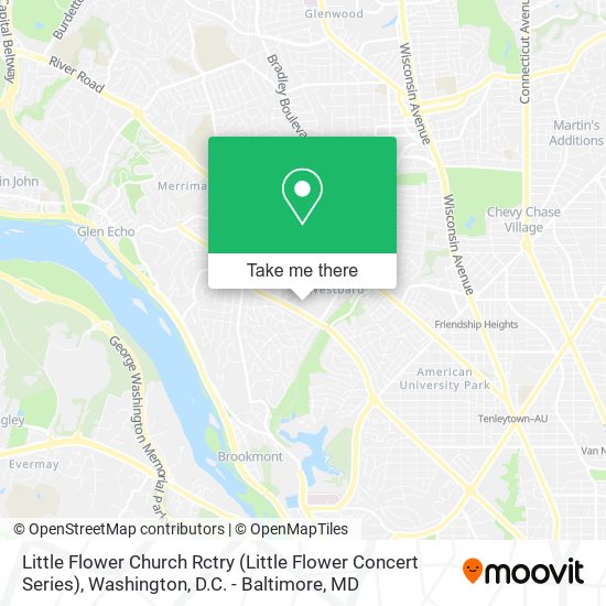 Mapa de Little Flower Church Rctry (Little Flower Concert Series)