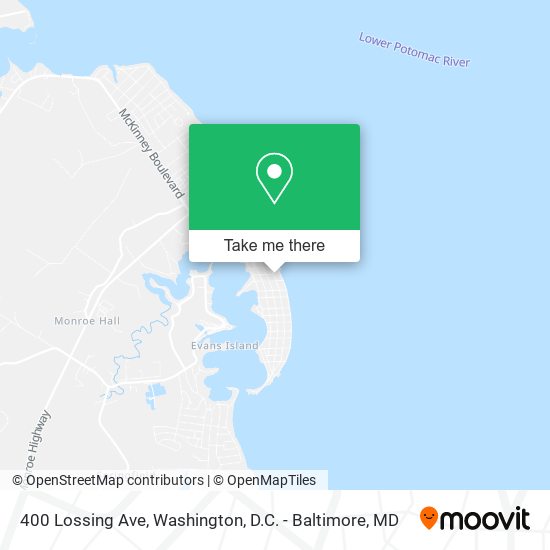 400 Lossing Ave map