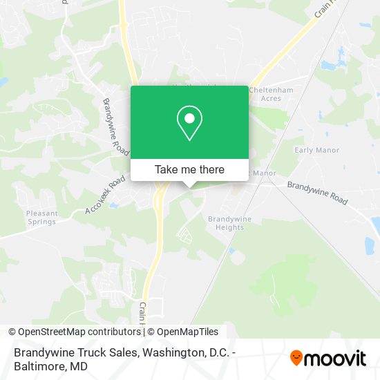 Brandywine Truck Sales map