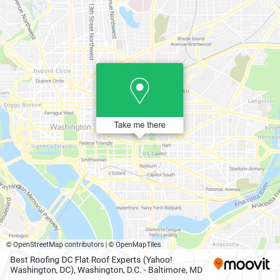 Best Roofing DC Flat Roof Experts (Yahoo! Washington, DC) map