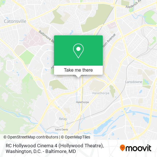 RC Hollywood Cinema 4 (Hollywood Theatre) map