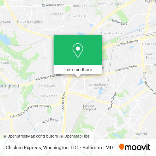 Chicken Express map