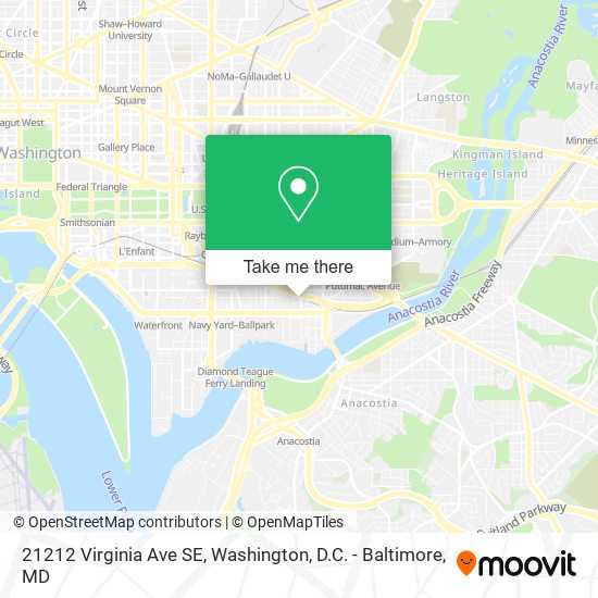 Mapa de 21212 Virginia Ave SE