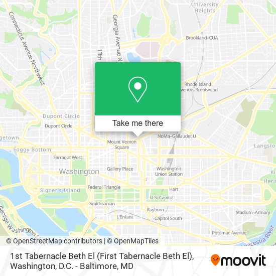 1st Tabernacle Beth El map