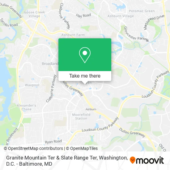 Mapa de Granite Mountain Ter & Slate Range Ter