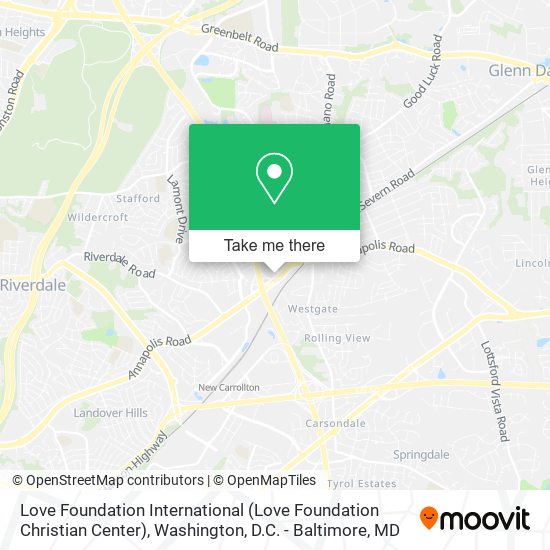 Mapa de Love Foundation International (Love Foundation Christian Center)