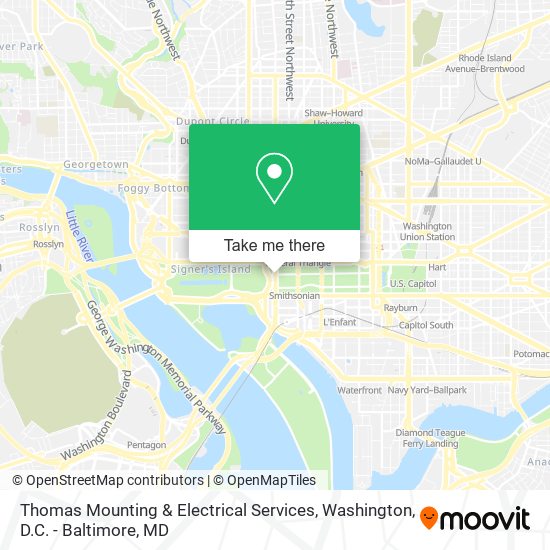 Thomas Mounting & Electrical Services map