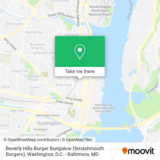 Mapa de Beverly Hills Burger Bungalow (Smashmouth Burgers)