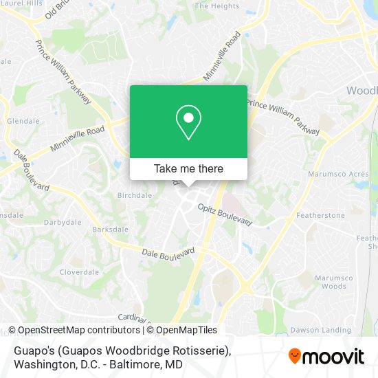 Guapo's (Guapos Woodbridge Rotisserie) map