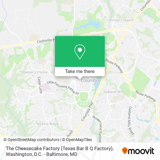 The Cheesecake Factory (Texas Bar B Q Factory) map