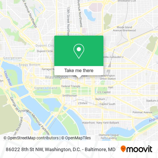 86022 8th St NW map