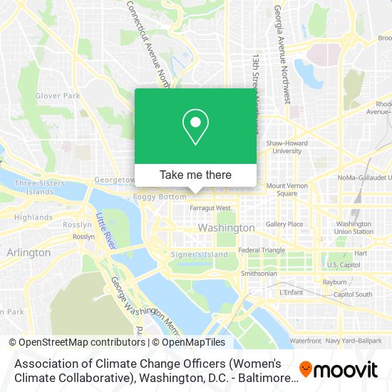 Mapa de Association of Climate Change Officers (Women's Climate Collaborative)
