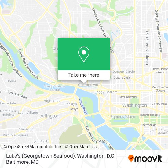Luke's (Georgetown Seafood) map