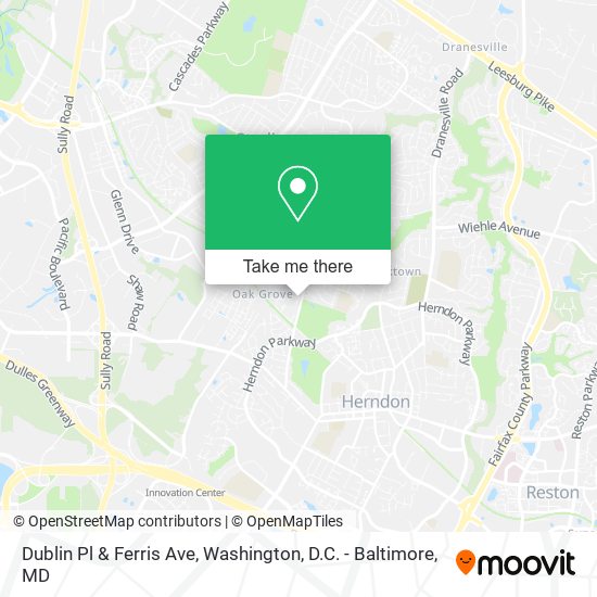 Mapa de Dublin Pl & Ferris Ave